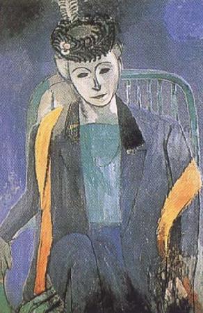 Portrait of Madame Matisse (mk35), Henri Matisse